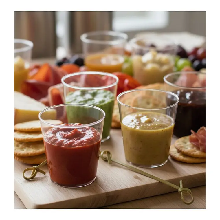 Vaso Shot Plástico Acrílico  60 ML (50 Unidades) 3