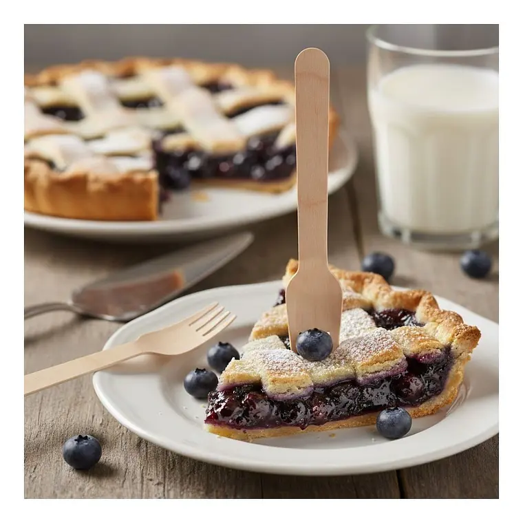 Tenedor Madera 16 Cm  (paquete 100 Unid.) 5