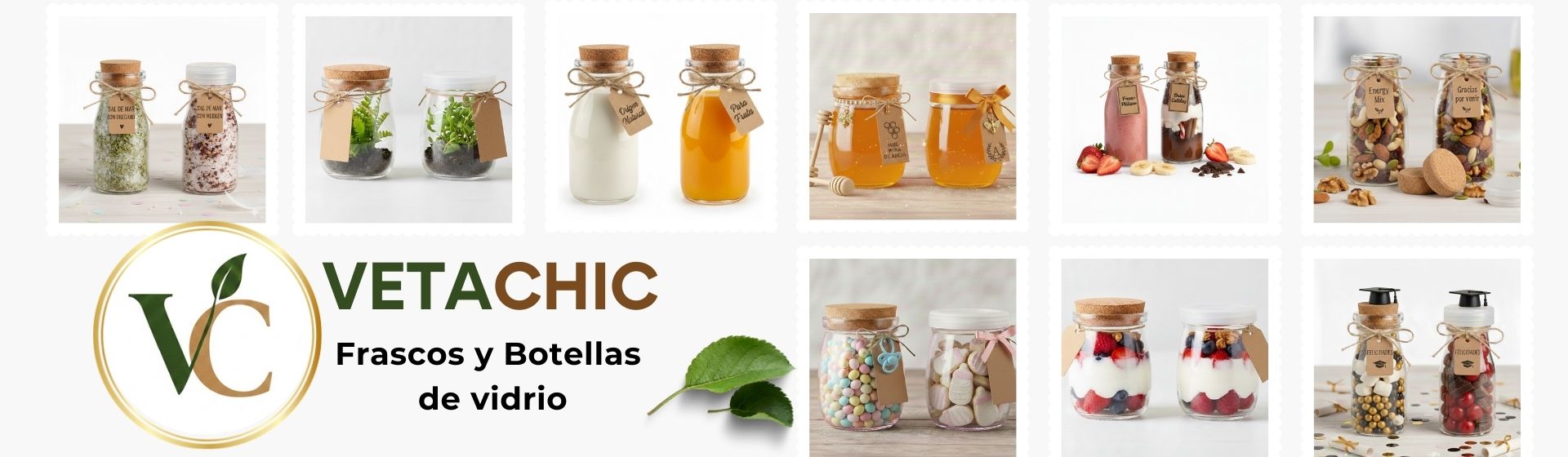 Frascos y Botellas de Vidrio