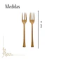 Tenedor Dorador Premium 11 cms  (paquete 50 Unid.) - Miniatura 2