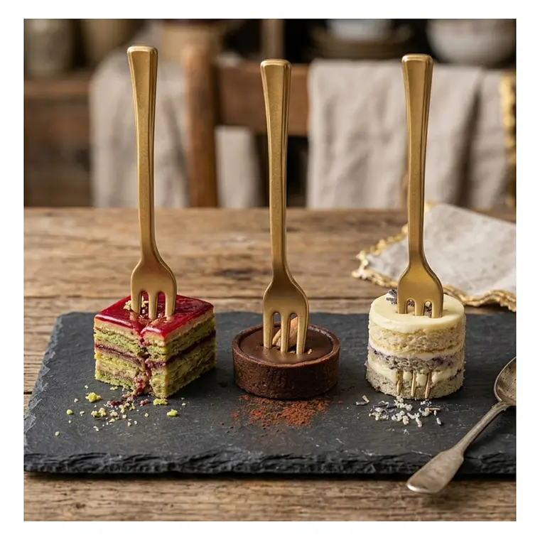 Tenedor Dorador Premium 11 cms  (paquete 50 Unid.) 3