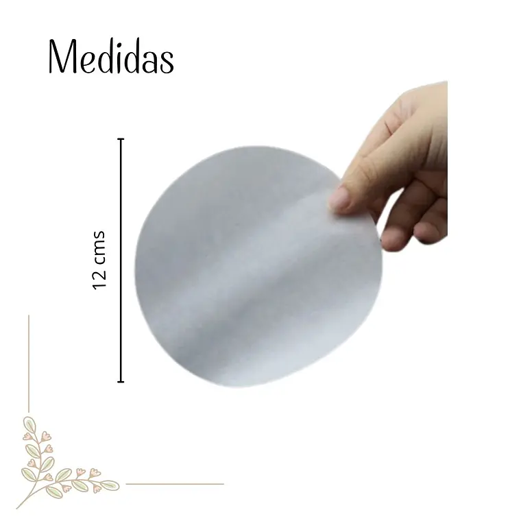 Papel Antiderrame Universal Premium 12 cms para líquidos calientes y frío (100 unidades) 2