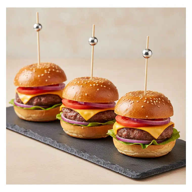 Caja Brocheta | Pincho Perla Plateada 12 cm (5000 Unid) 6