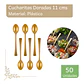 Cucharita Dorada Premium 11 cms  (paquete 50 Unid.) - Miniatura 1