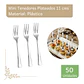 Tenedor Plateado Premium 11 cms  (paquete 50 Unid.) - Miniatura 1