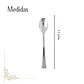 Cucharita Plateada Premium 11 cms  (paquete 50 Unid.) - Miniatura 2