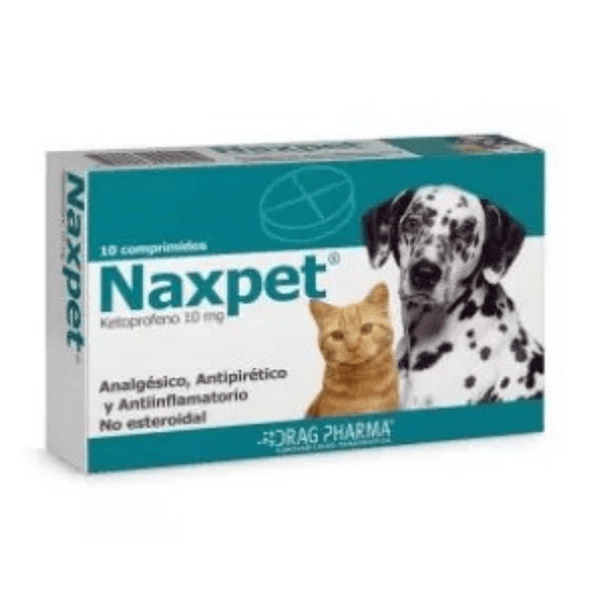 Naxpet 10 mg - Analgesico, antipiretico y Antiinflamatorio no esteroidal 