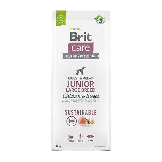 BRIT CARE DOG JUNIOR POLLO E INSECTO 12 KG