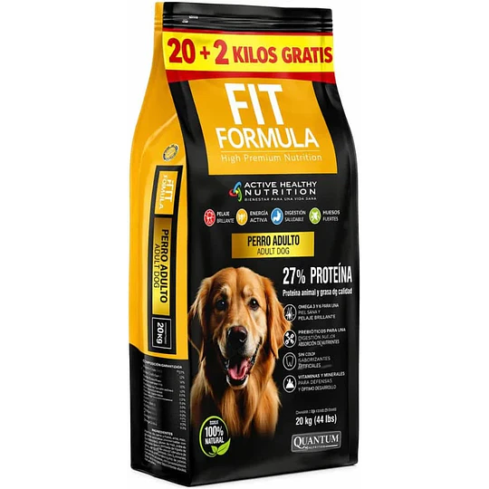 FIT FORMULA PERRO ADULTO 20+2 Kg