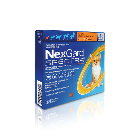 NEXGARD SPECTRA ( 2-3.5 KG)    1 COMP.