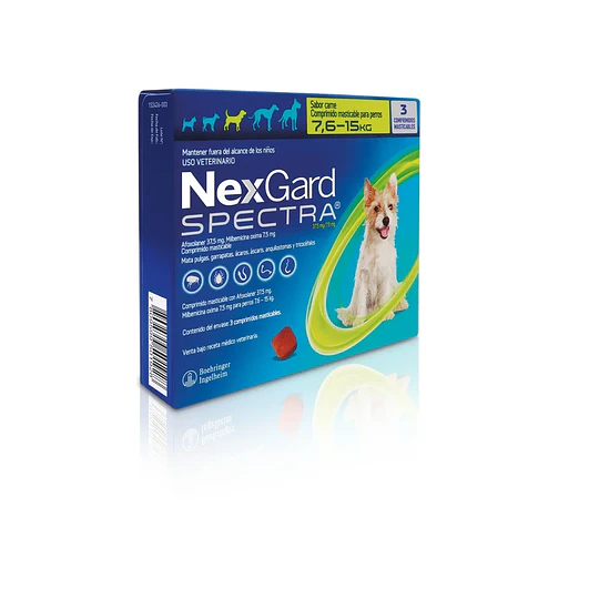 NEXGARD SPECTRA ( 7.6-15 KG)     3 COMP