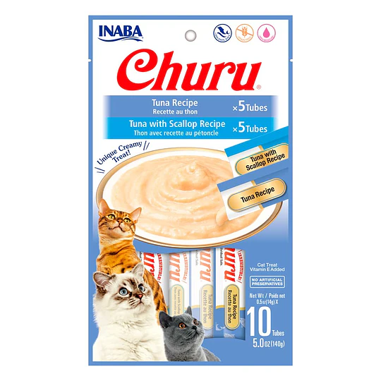 CHURU CAT ATUN VARIEDAD 14 Gx 10 UNIDADES