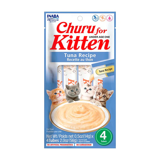 CHURU KITTEN ATUN 4 UNID