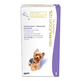 REVOLUTION PERROS 12% 2.6 a 5 Kg