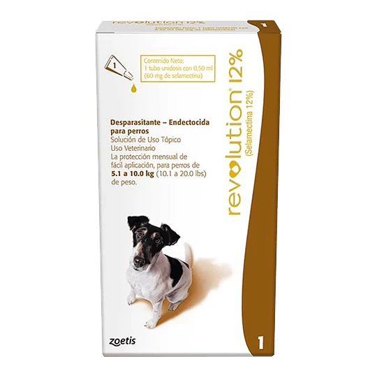 REVOLUTION PERROS 12% 5 a 10 Kg