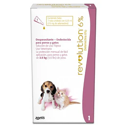 REVOLUTION PERROS Y GATOS 6% HASTA 2.5 Kg