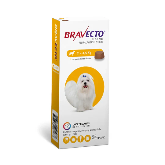BRAVECTO 112.5MG (2- 4.5KG)
