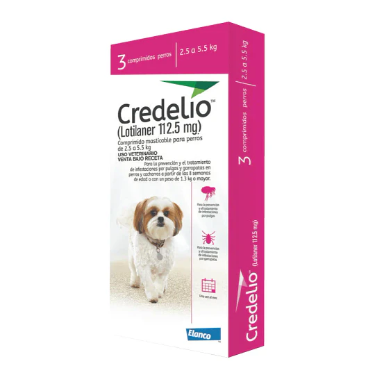 CREDELIO 112.5 MG x 3 comp.(2.5-5.5 kg)