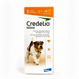 CREDELIO 225 MG x 3 comp.(5.5-11 kg)
