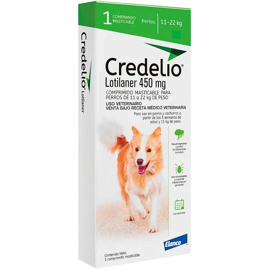 CREDELIO 450 MG X 1 COMP 11-22 KG