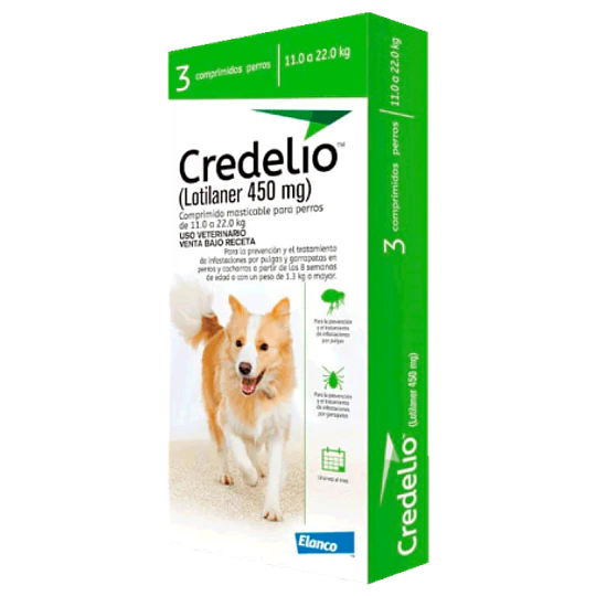 CREDELIO 450 MG x 3 comp.(11-22 kg)