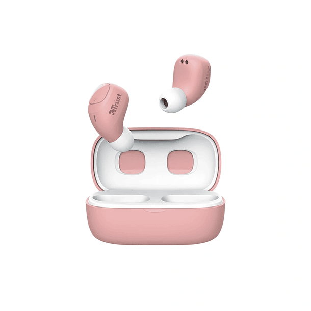 Audífono Bluetooth Trust Nika Compact Pink 1