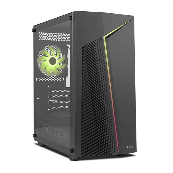 Gabinete Nox Infinity Zeta Mini Tower, Color Negro 1