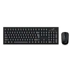 Combo Genius KM-8101 Negro Teclado (Es) + Mouse Inalámbrico