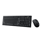 Combo Genius KM-8101 Negro Teclado (Es) + Mouse Inalámbrico 2