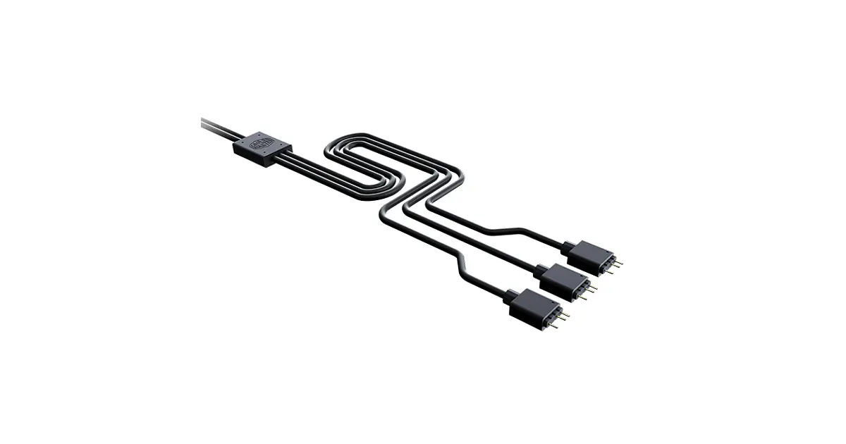 Cable Splitter Addressable Cooler Master 3 a 1 ARGB Fans