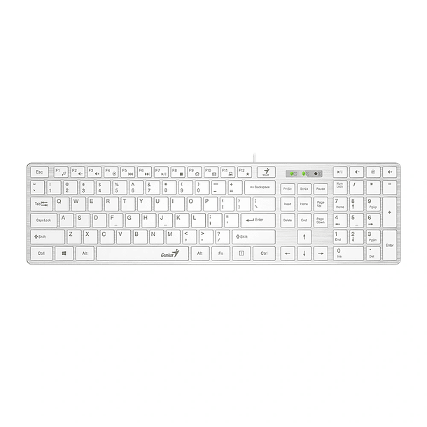 Teclado Genius SlimStar 126 Blanco (Es) 1