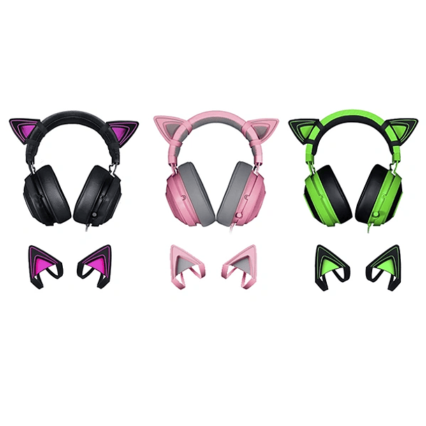 Orejas Razer Kitty Ears Green 4