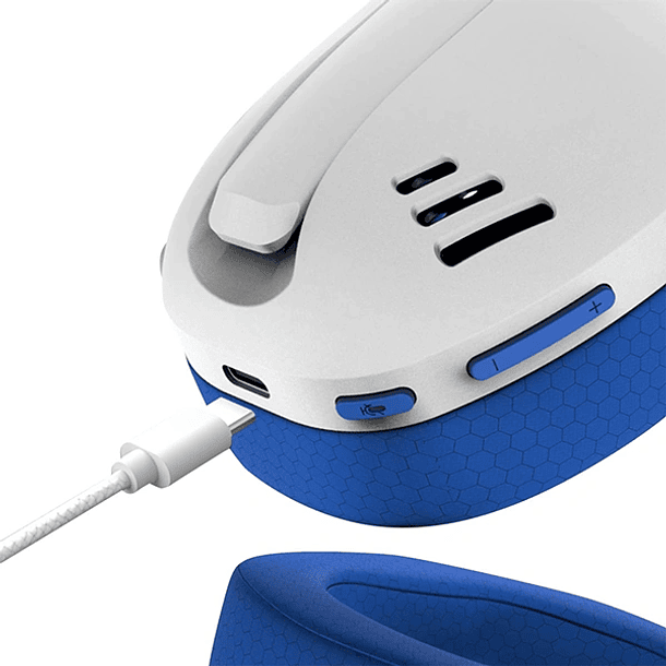 Audífono Redragon IRE Pro H848 White / Blue Wireless 3