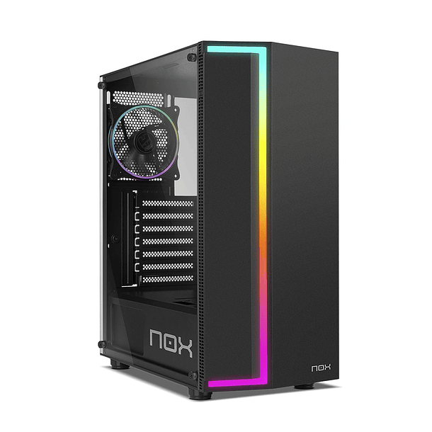 Gabinete Nox Infinity Gamma Mid Tower, Color Negro 1