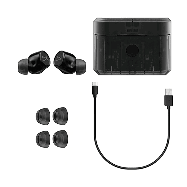 Audífono Bluetooth HyperX Cirro Buds Pro Black 6