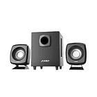 Parlantes Fenda 2.1 F203BT Bluetooth 5.0/TFCard/Aux/USB 22w 1