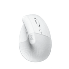 Mouse Ergonómico Logitech Lift Vertical White Wireless 1