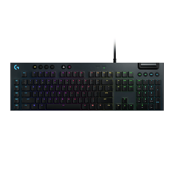 Teclado Logitech G815 RGB Lightsync, Color Negro, Sw Café (En) 1