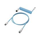 Cable En Espiral Para Teclado HyperX, Color Azul Claro 2