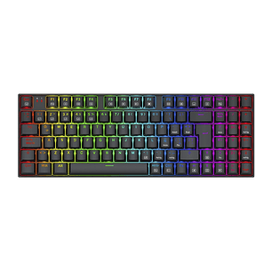 Teclado Mecánico Redragon Ziggs K669 RGB, Color Negro, Sw Rojo (Es)