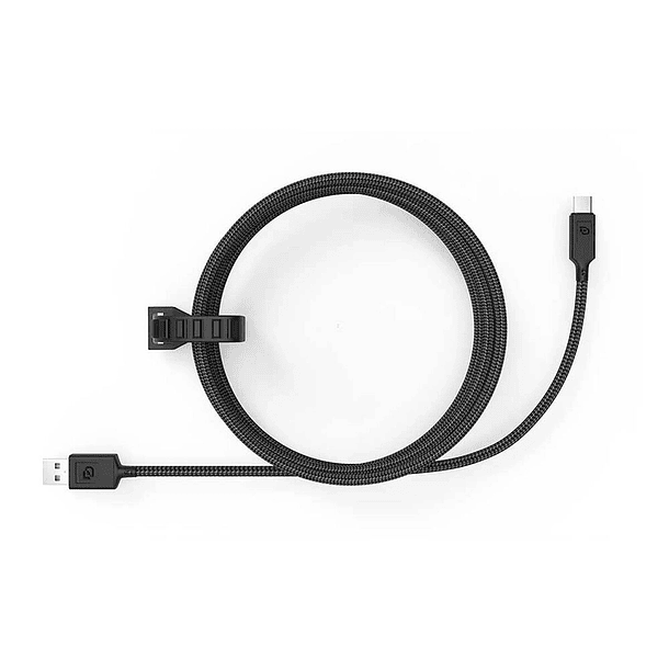 Cable Dusted Rugged de USB-A a USB-C 1.2 Metros, Color Negro 1