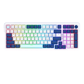 Teclado Gamer Inalámbrico Redragon Eisa K686WB-RGB-PRO, Switch Red