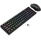 Kit Gamer Teclado Y Mouse Redragon S136 Inalámbrico S/red 4