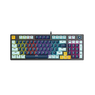 Teclado Mecánico Fantech ATOM96 RGB Mizu Edition MK890V2 Navy, Sw Rojo (US)