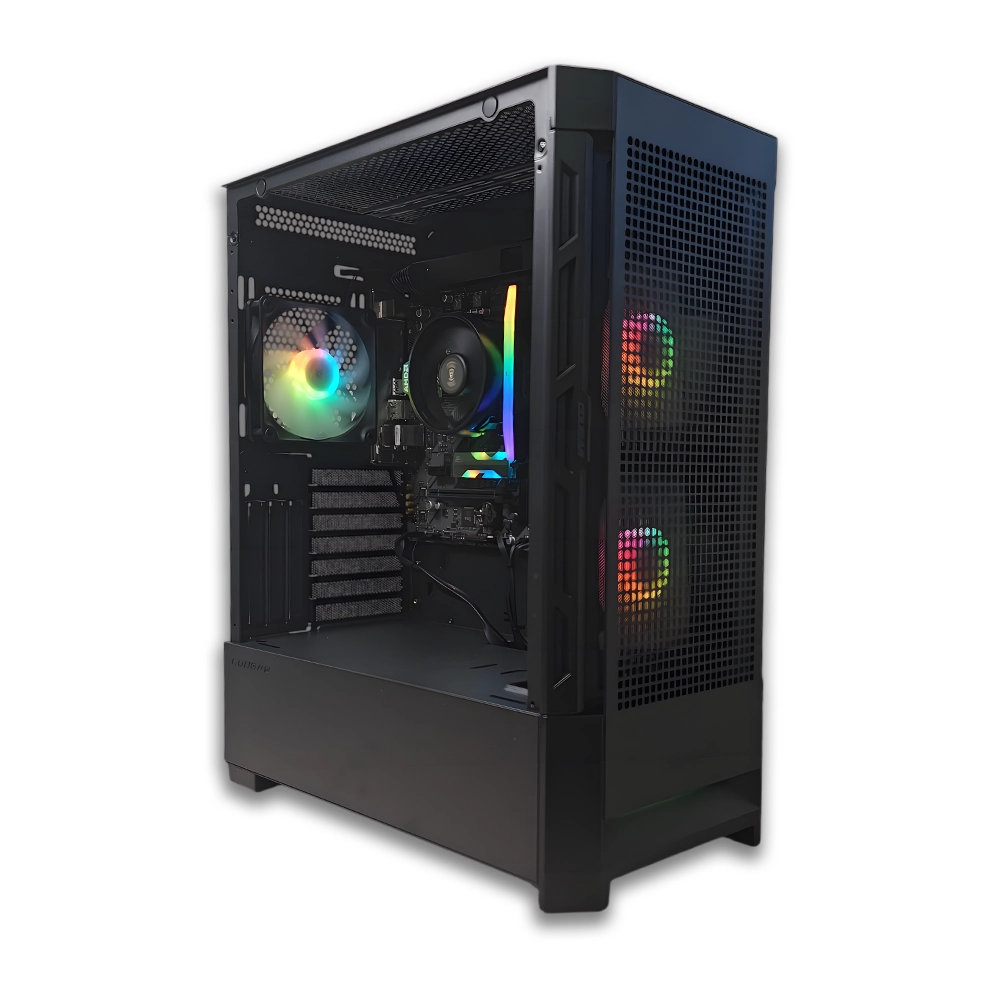 PC de Escritorio Duoface Negro, AMD Ryzen 5 8500G, DDR5 16GB RAM, 500GB SSD 1