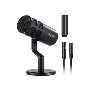 Micrófono Dinámico Maono PD100 XLR, Color Negro