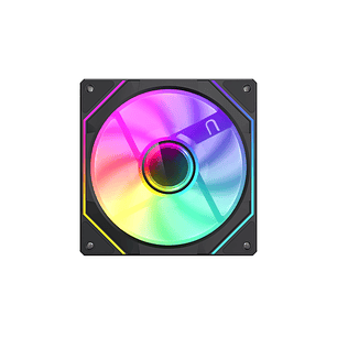 Ventilador Gamemax Reverse FN12A-S8I-R 120 mm, ARGB,  Color Negro