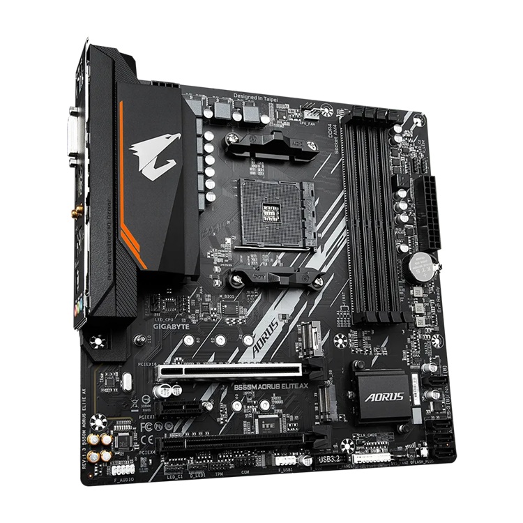 Placa Madre Gigabyte B550M AORUS ELITE AX - 4x DDR4 - Micro ATX 4