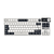Teclado Mecánico  Royal Kludge RK S85 WHITE NIGHT TKL 80% TRI-MODE