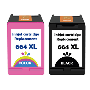 Pack de tintas alternativas 664 color + negro formato ecológico blister